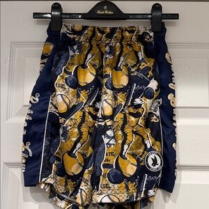 Flow Soceity Baseball Print Shorts